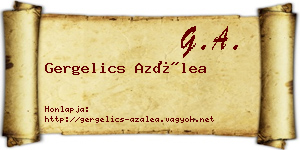 Gergelics Azálea névjegykártya